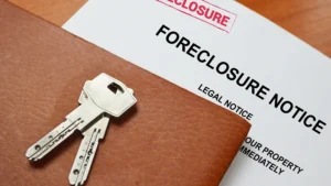 Foreclosure Notice And House Keys